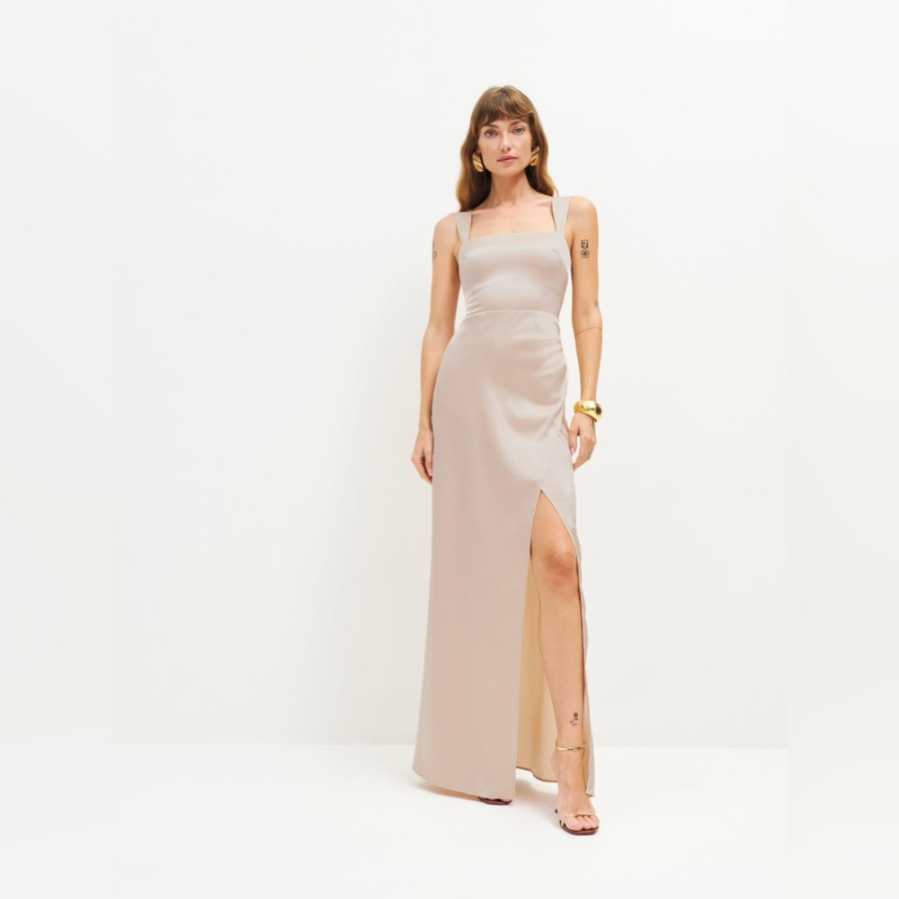 Reformation Satin Dress NWT
